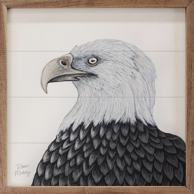 Bald Eagle By Robin Sue Studio, 4" H x 4" W