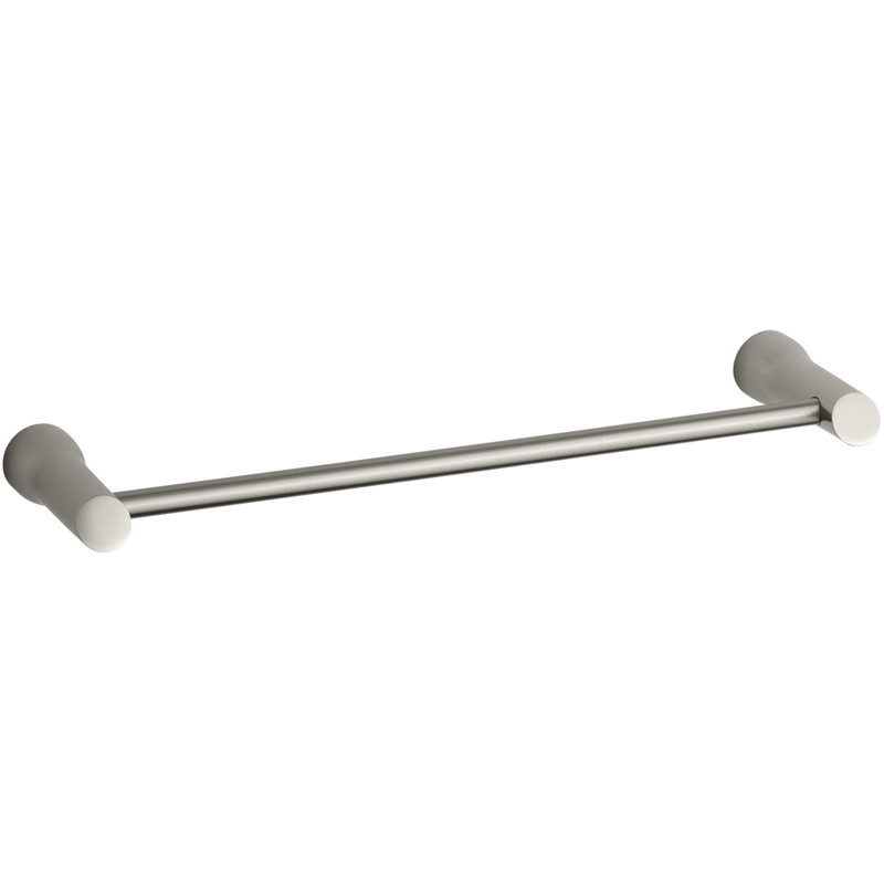 Toobi 18" Wall Mounted Towel Bar, Nickel brossé éclatant