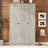3-Door Shutter Wardrobe With Shelves