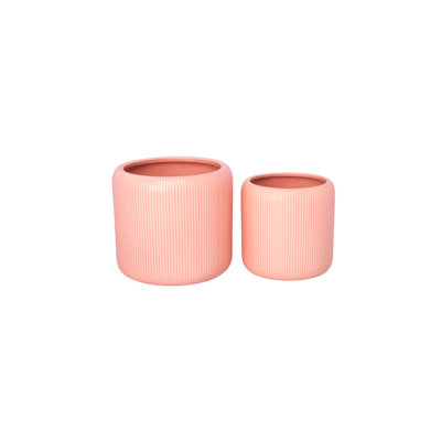 Ceramic Pot Set Of Two 