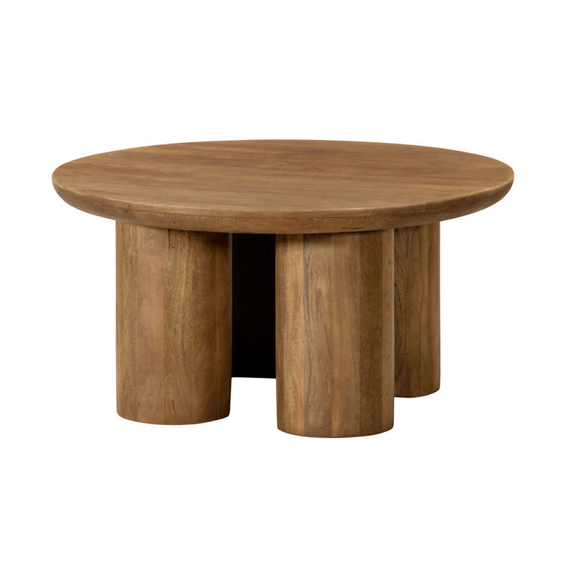 Sullivan Round Coffee Table - Spice Tan