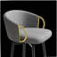 Ensemble de 4 chaises de salle à manger, chaise de bar pivotante à 360 ° de style moderne, conception simple, confort d'assise élevé, ensemble de chaises de salle à manger flexibles convenant aux bars et aux restaurants-1318112229-1318112231-1318112235