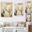 Gold Minimalism Leaves Collage III - Print-1825390908-1825390893