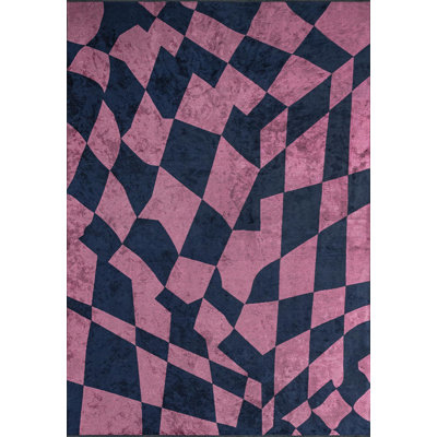 Modern Asymetrical Abstract Rug