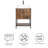 Urenna 24" Single Bathroom Vanity Set with Ceramic Sink, Water Saving Faucet-727472804