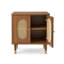 Lille 2 Door Rattan Bedside Cabinet-1679145425