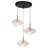 Amedeo 3 - Light Black Cluster Pendant UL Certified