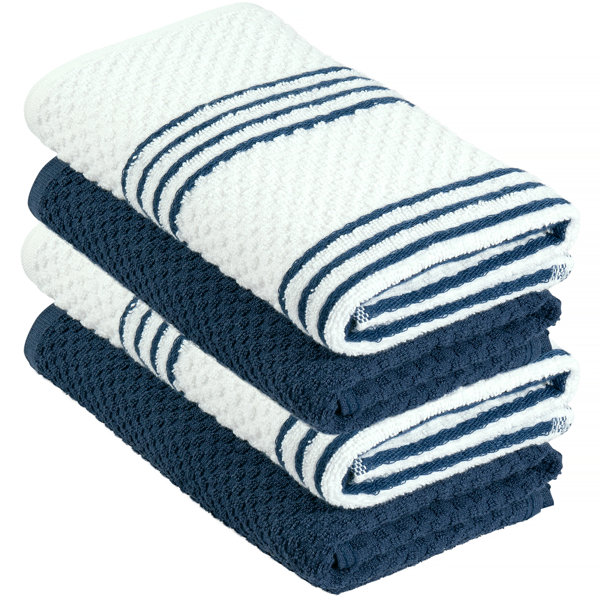 ERINA Towel Set of 6; 2 Bath Towels, 2 Hand Towels and 2