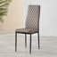 Marble Effect Melamine Dining Table and Chairs - 4 Luxury Faux Leather Dining Chairs-87462799