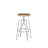 Tatum Swivel Adjustable Height Counter Stool with Metal Frame-663657033