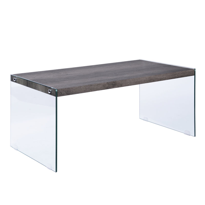 Nella Block Coffee Table, Brown
