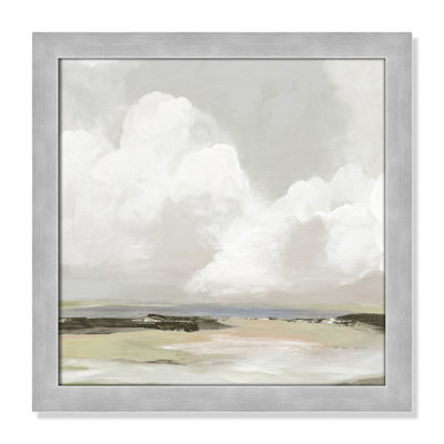 Soft Clouds - Picture Frame Painting Print