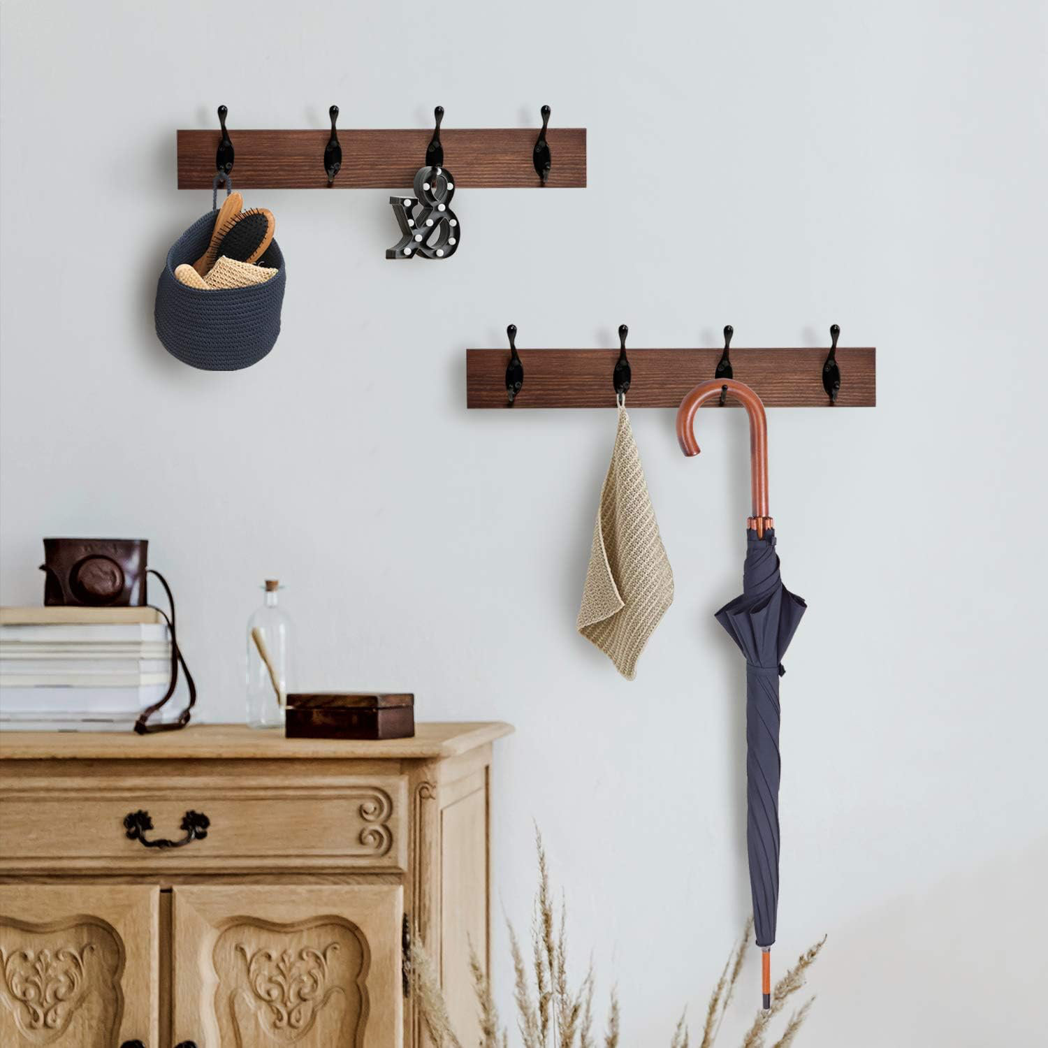 August Grove® Freida Wall 7 - Hook Wall Mounted Coat Rack & Reviews