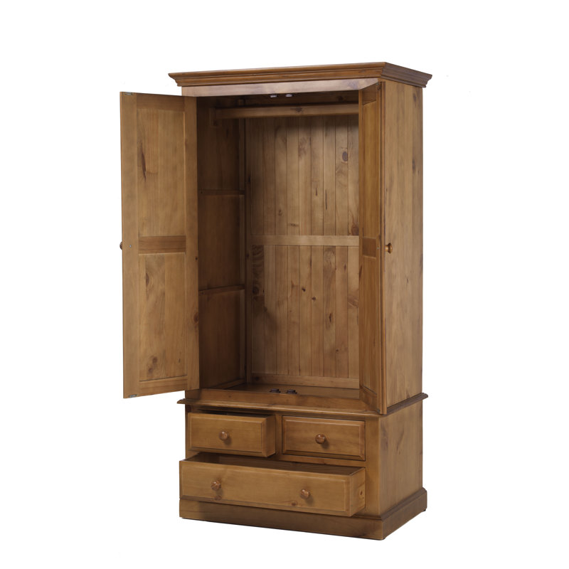 Hendon 2 Door Solid Wood Wardrobe