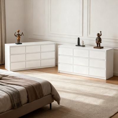 Meixi Upholstered 2 Piece Configurable Dresser Set by Mercer41