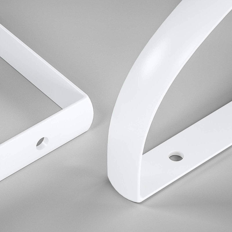 Schiffer 3 Piece Bracket Shelf, White