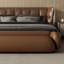 Banc rembourré en cuir Modern Minimalist-100559424-100559425
