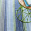 Fiesta Stripe French Blue/Green Handwoven Indoor/Outdoor Rug-22693356