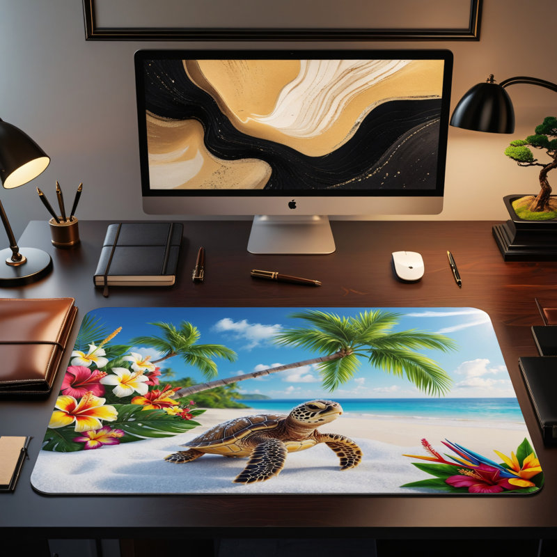 Polyester Desk Pad, 31.5x15.5