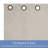 100% Blackout Linen Blend Grommet Panel Pair(2 Panels)-1933205017-1933205020