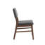 Ensemble de 2 chaises d'appoint en velours côtelé et finition noyer gris Seda-1310915370