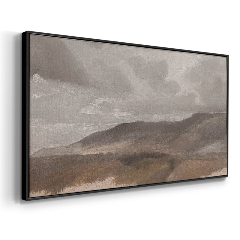 Série paysage - MCV III - Toile tendue avec châssis encadré - Prêt à être accroché, Naturel, H 21 po x l 41 po