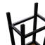 Tabouret de comptoir de cuisine en bois massif de 25,6 po de hauteur, noir avec repose-pieds de 2, chaises de bar, hauteur, noir, repose-pieds, Vibe pour et repas-797533388