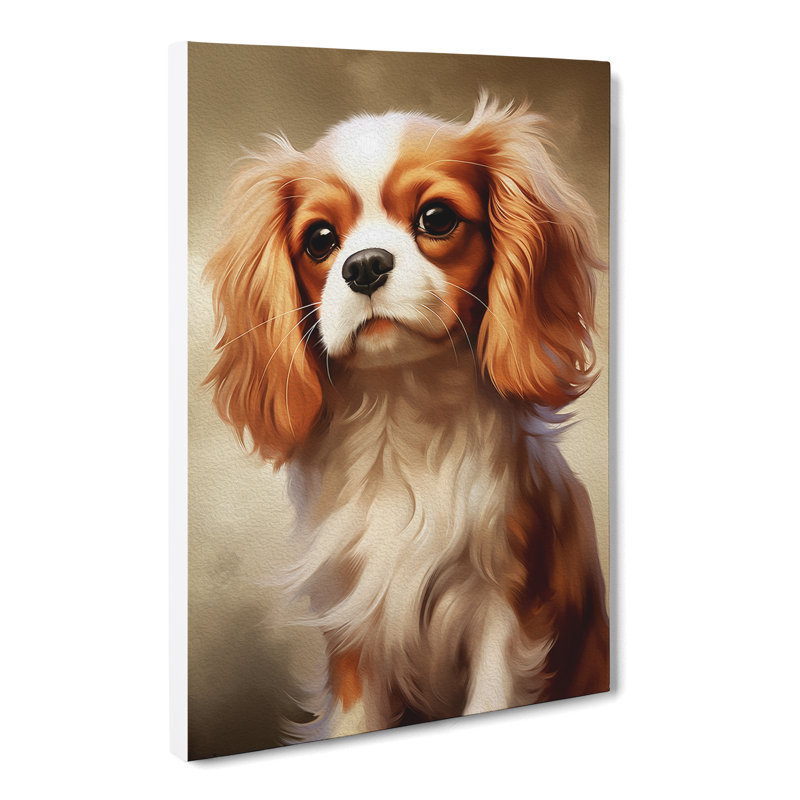 Cavalier King Charles Spaniel Informel No.2 - No Frame Print, 76cm H x 50cm W x 3cm D
