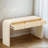 Fluted Console Table With 2 Drawers And Rounded Corners – Modern Entryway Storage Sofa Table For Hallway Or Living Room-635303505