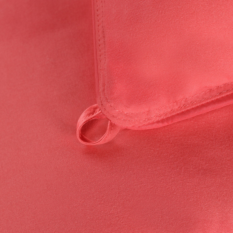 Édredon réversible en duvet synthétique hypoallergénique toutes saisons de poids moyen classique, Corail