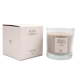 Scented Jar Candle with Glass Holder