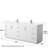 Miranda 84" Freestanding Double Bathroom Vanity with Quartz Top-98183915-98183914-98179404