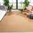 Auckland Jute/Sisal Beige/Yellow Area Rug-284270686