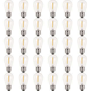 1 watt (équivalent à 11 watts), ampoule del à intensité variable 26/culot moyen (standard) (Ensemble de 30)