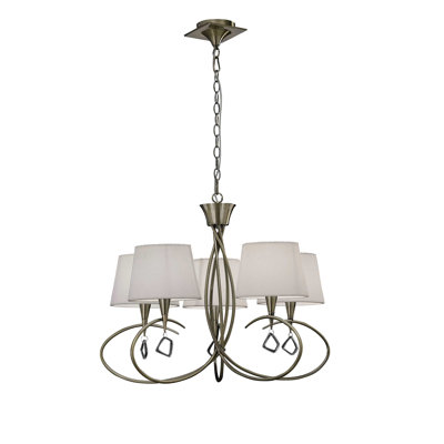 Eurich 5 - Light Shaded Chandelier