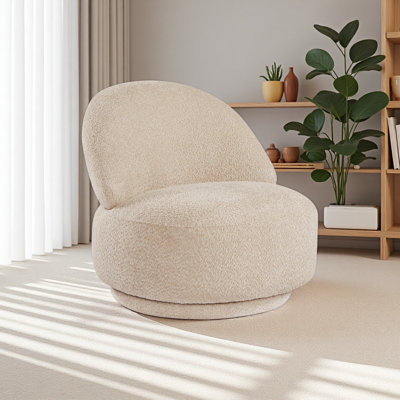 Chaise d'appoint pour le salon avec fonction pivotante
