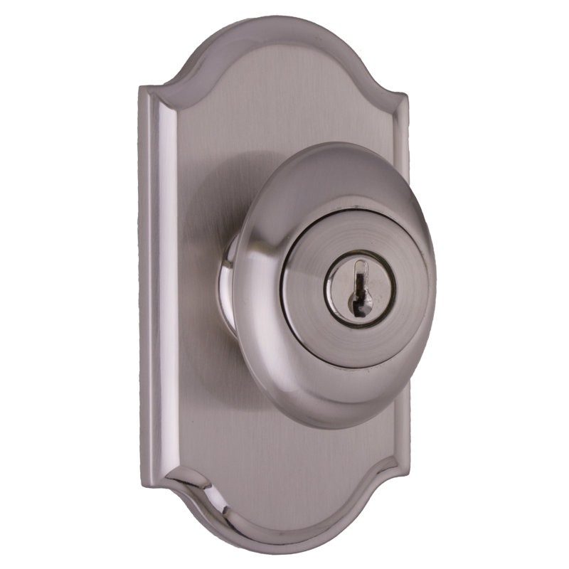 Julienne 2.5'' Diameter Keyed (Entry), Satin Nickel
