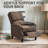  30.3'' Wide Manual Push Back Recliner Chair-84053344