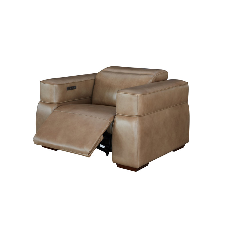 Matteo Reclining Chair, LE0601 Genuine Leather