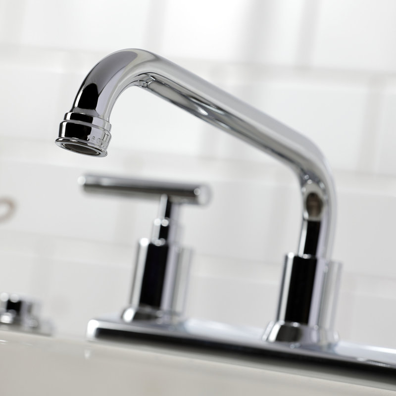 Robinet de cuisine central Kingston, Chrome poli