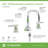 Dia Widespread Bathroom Faucet with Push Pop Drain-87898194