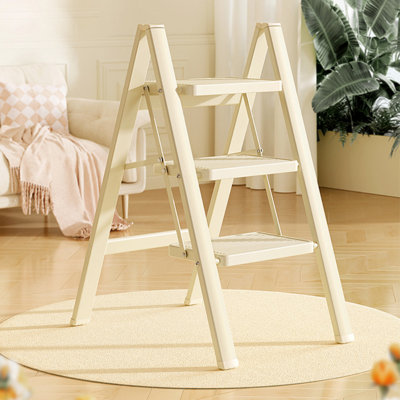 3 - Step Steel Lightweight Folding Step Stool