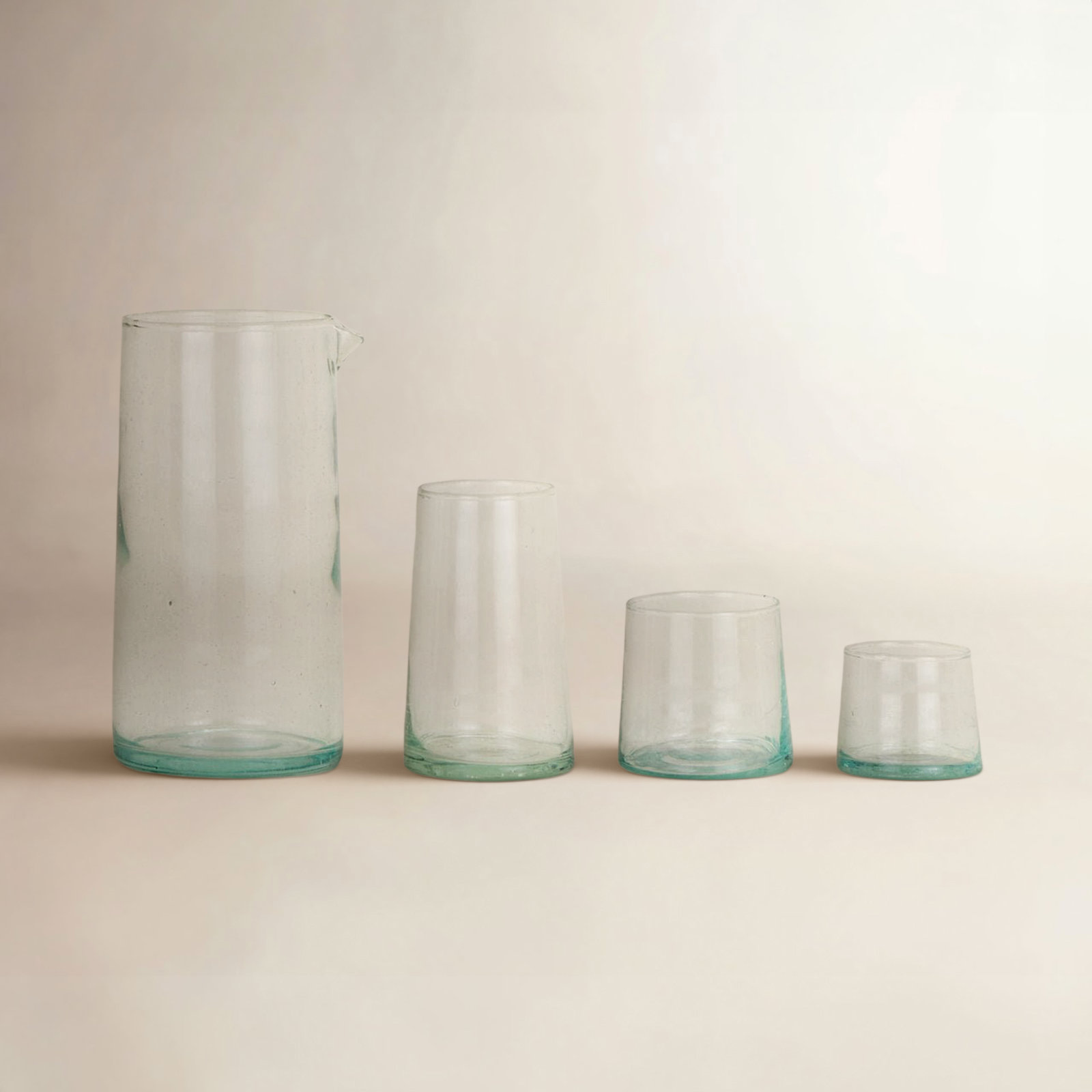 Recycled 34oz. Glass Pitcher