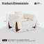 Fauteuil d'appoint rembourré Boucle-519331153