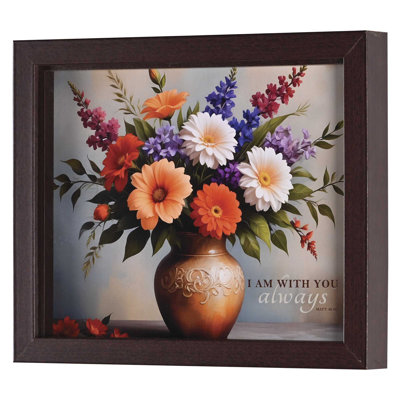 Framed Art Floral With You Always