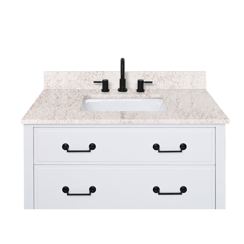 Lotte 37'' W Single Vanity Top, Alluring