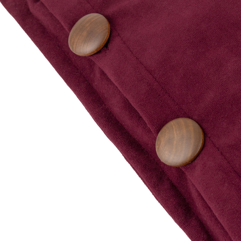 Effron Rectangular Lumbar Cushion Cover, Dark Red