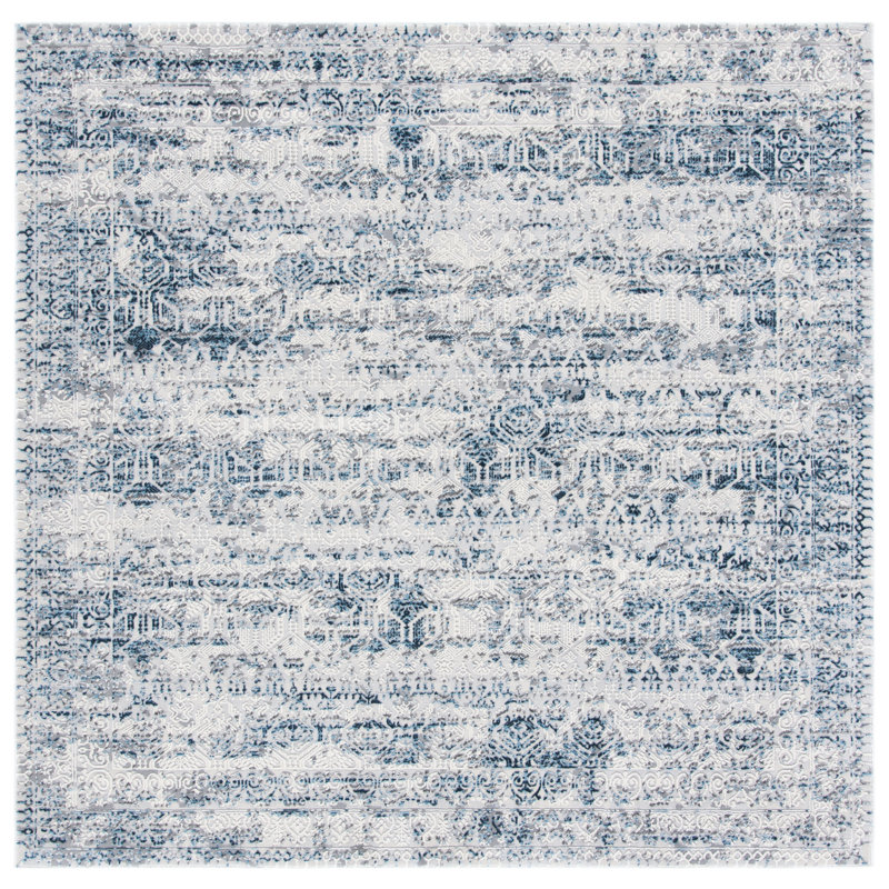 Daisetta Performance Oriental Rug, Square 6'7"