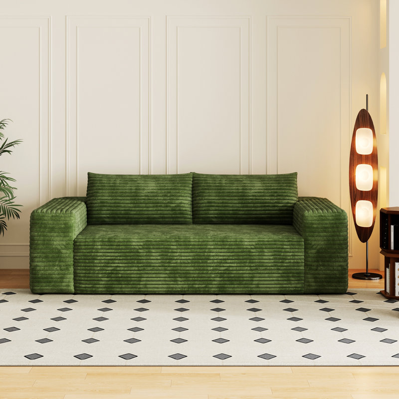 Causeuse pour salon et chambre à coucher, Vert