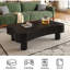 Table basse relevable avec système hydraulique, rangement caché-1123087788